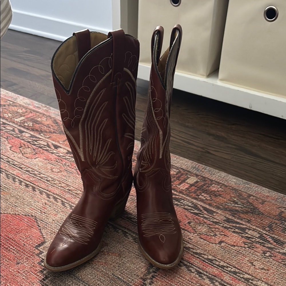Brown Western Cowboy Boots